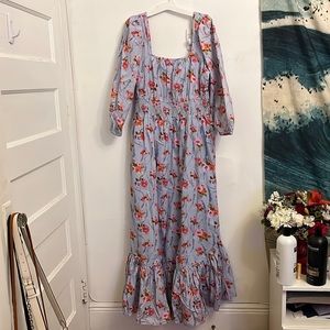 LoveShackFancy MINNIA DRESS in LAVENDER MOON
